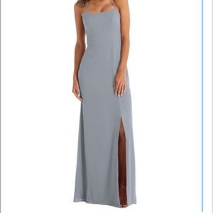 After Six Bridesmaid Halter Backless Gown Size 4